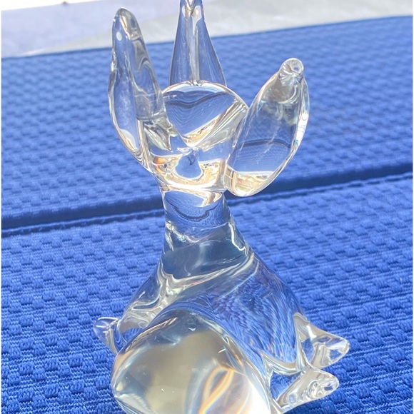 CRYSTAL GREAT DANE DOG VINTAGE EXCELLENT CONDITION LIKE NEW 6 3/8” TALL - Picture 8 of 10